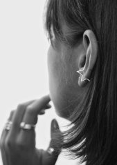 NO MORE Star Ear Cuff Silver