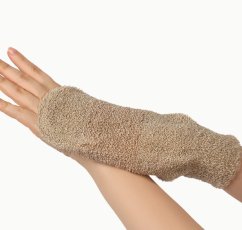 Naturae Donum Přírodní peelingová rukavice LEN & MĚĎ