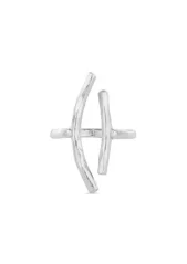 NO MORE Sleek Spike Ring Silver