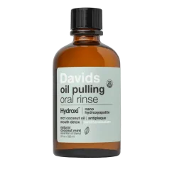 DAVIDS Hydroxi™ oil pulling oral rinse w/ nano hydroxyapatite 266ml