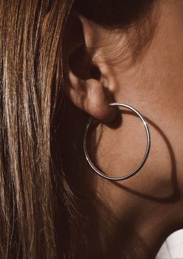 NO MORE Nomad Hoops Silver