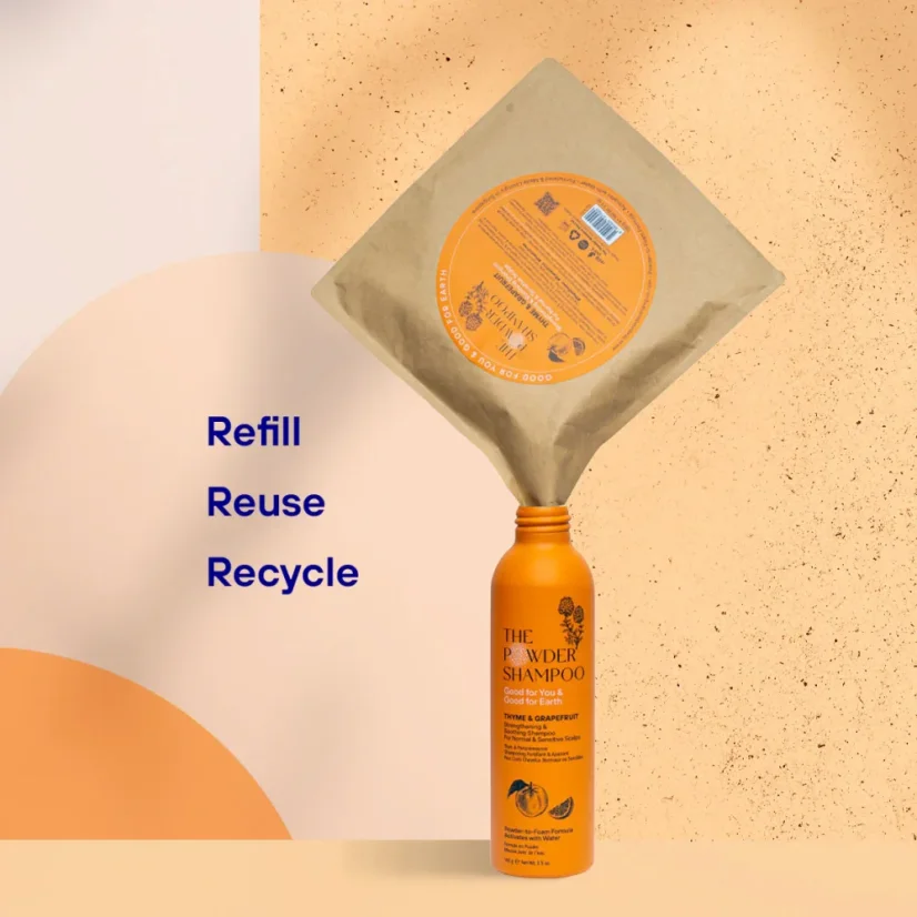 The POWDER SHAMPOO Strengthening Shampoo For Normal & Sensitive Scalps