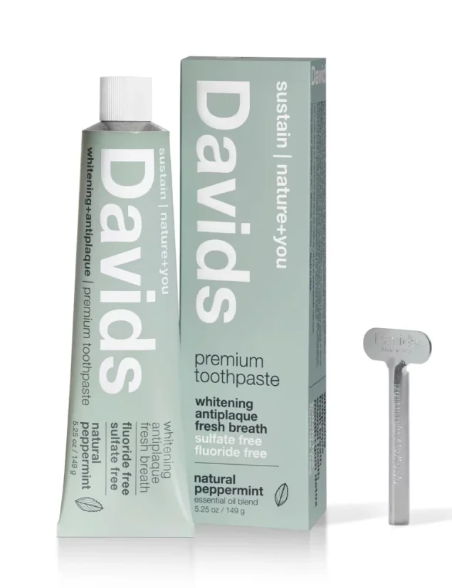 DAVIDS Premium toothpaste Peppermint - Tamaño: 149g