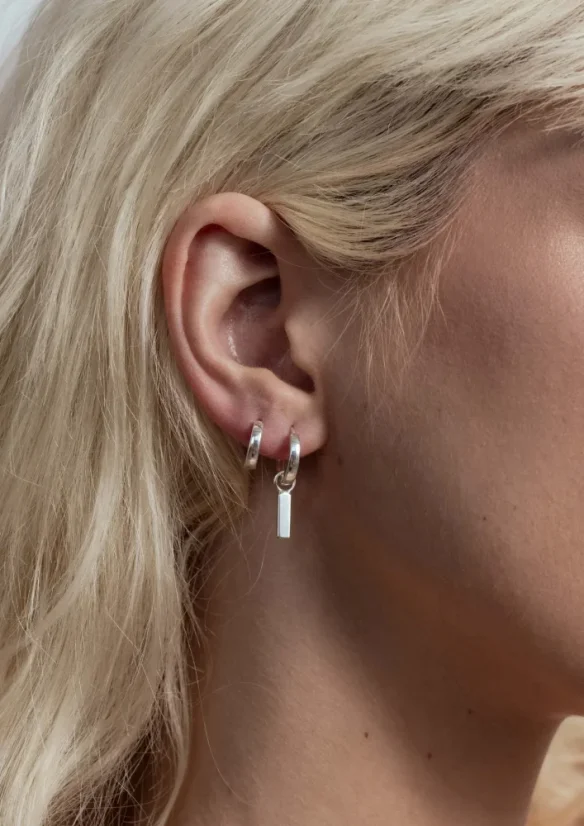 NO MORE Charm, Pendant Silver/Gold