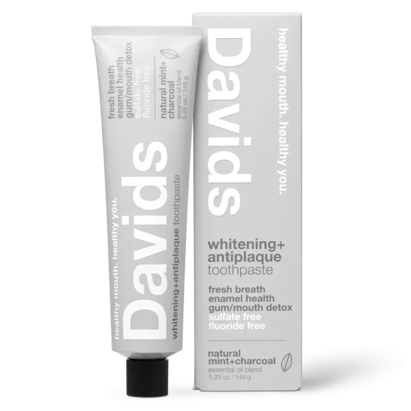 DAVIDS Premium toothpaste Charcoal&Peppermint - Velikost: 149g