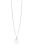 NO MORE Plate Necklace Silver