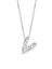 NO MORE Letter Necklace