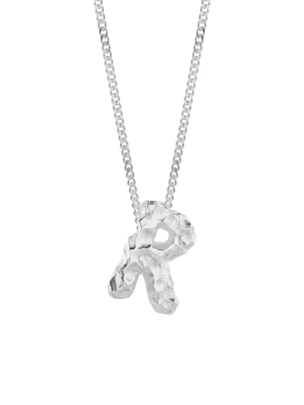 NO MORE Letter Necklace