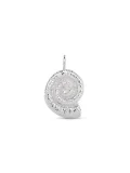 SEA SNAIL CHARM SILVER