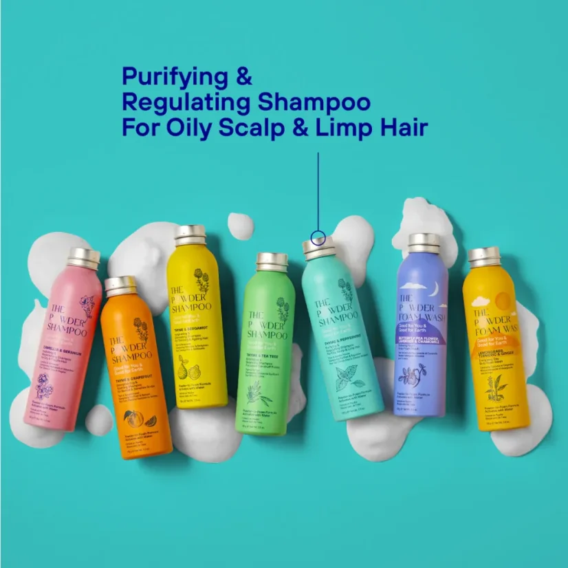 The POWDER SHAMPOO Purifying Shampoo For Oily Scalp & Limp Hair