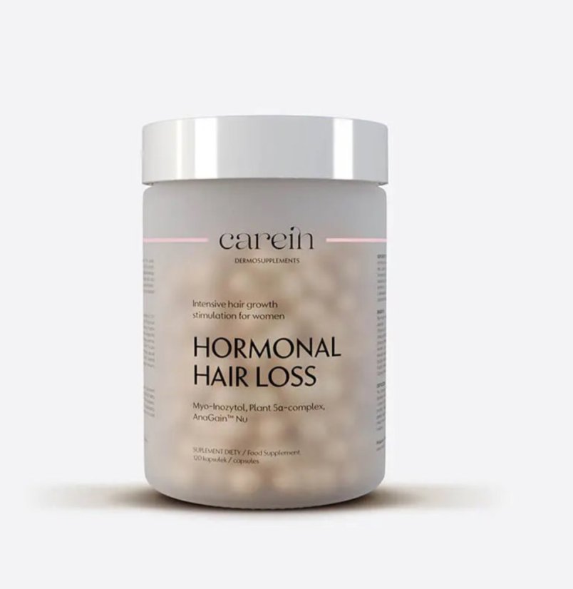 CAREIN Hormonal Hair Loss 120 capsules - Balení: refill