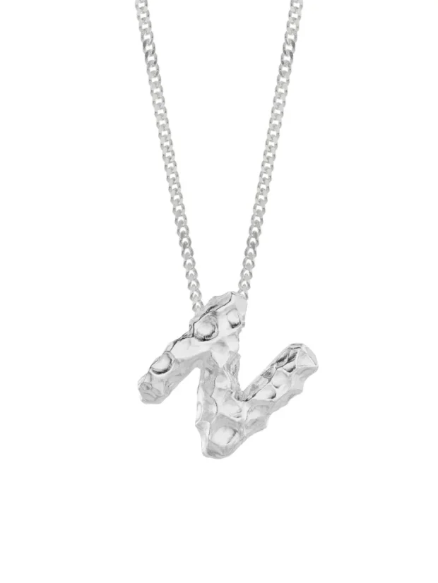 NO MORE Letter Necklace