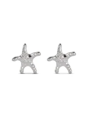 NO MORE SEA STAR EARRINGS SILVER