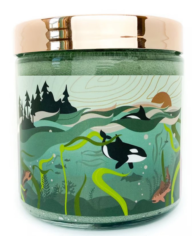 SEAFLORA Tělový peeling Oil-free Seaweed Body Polish 410ml