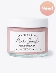 EARTH HARBOR Pink Surf – Rozjasňující jílová a enzymatická maska, 60 ml