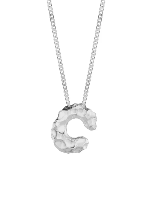 NO MORE Letter Necklace