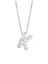 NO MORE Letter Necklace