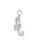 SEA HORSE CHARM SILVER