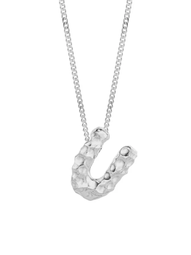 NO MORE Letter Necklace