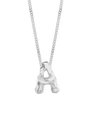 NO MORE Letter Necklace