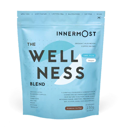 INNERMOST Káva s adaptogeny The Wellness Blend Mushroom Coffee 150g
