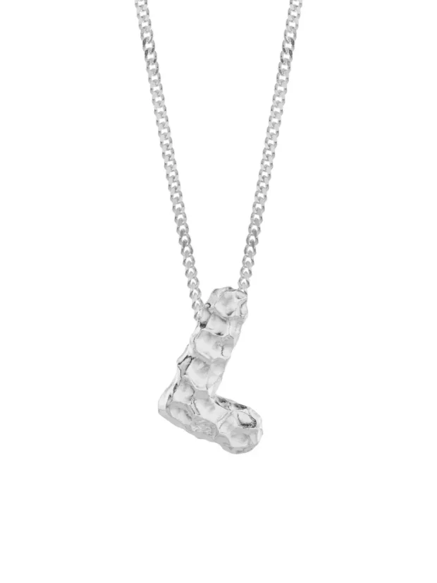 NO MORE Letter Necklace