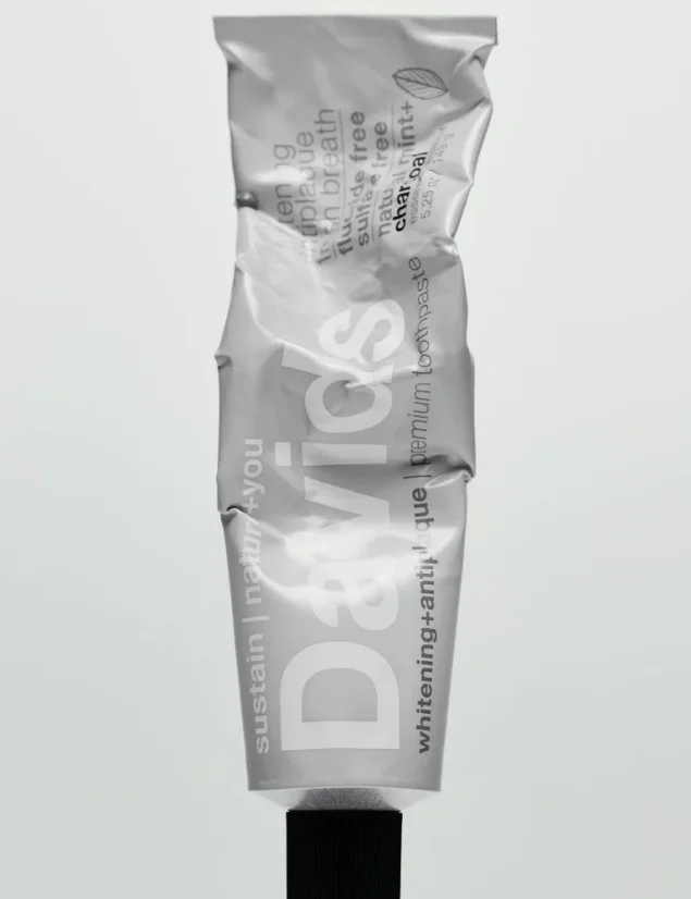 DAVIDS Premium toothpaste Charcoal&Peppermint - Velikost: 50g