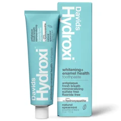 DAVIDS Hydroxi™ whitening+enamel health nano hydroxyapatite premium toothpaste Spearmint 113g