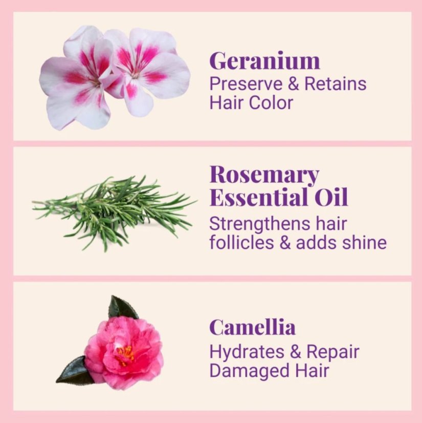The POWDER SHAMPOO Nourishing Repair Conditioner For Thick, Damaged & Frizzy Hair Geranium & Rosemary