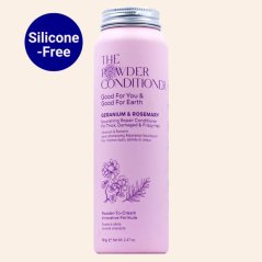 The POWDER SHAMPOO Vyživující regenerační kondicionér pro husté, poškozené a krepaté vlasy Geranium & Rozmarýn