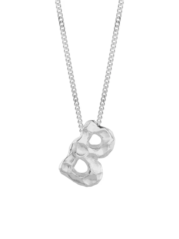 NO MORE Letter Necklace