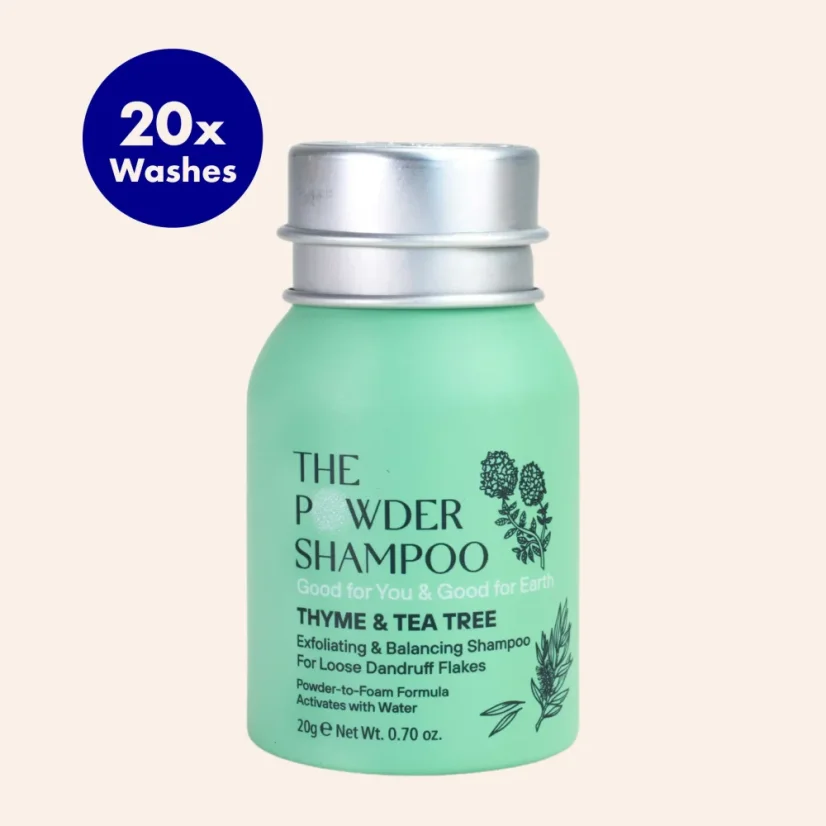 The POWDER SHAMPOO Exfoliating Shampoo For Loose Dandruff Flakes