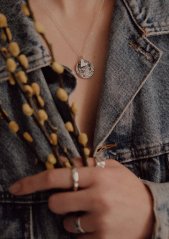 NO MORE To The Moon And Back Necklace Silver