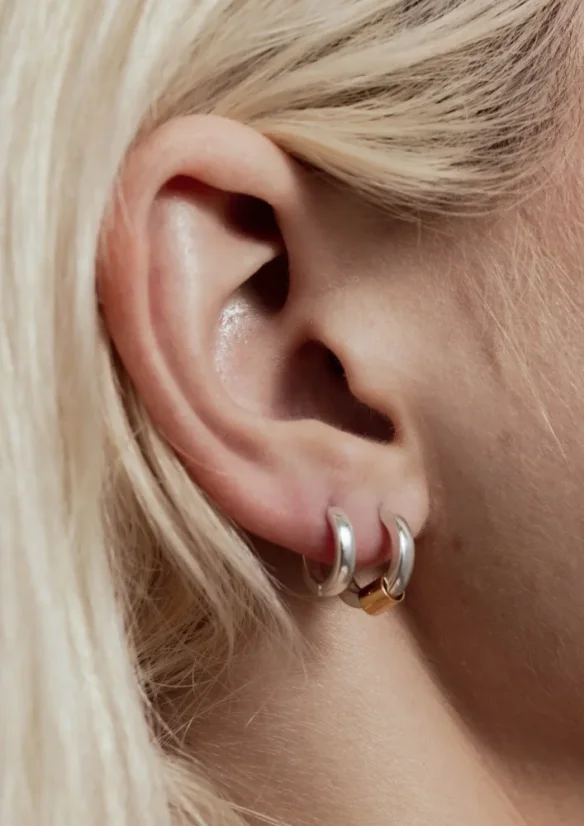 NO MORE Charm, Pendant Silver/Gold