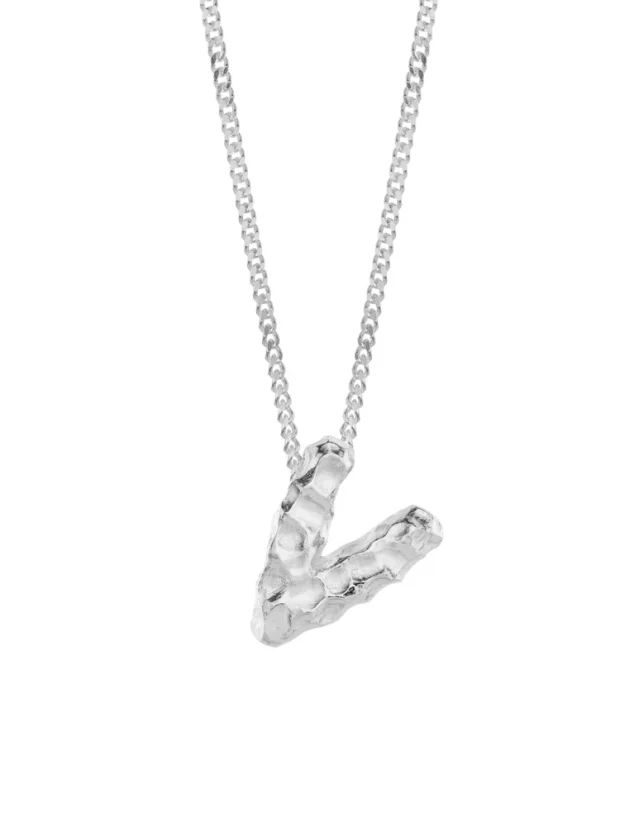 NO MORE Letter Necklace