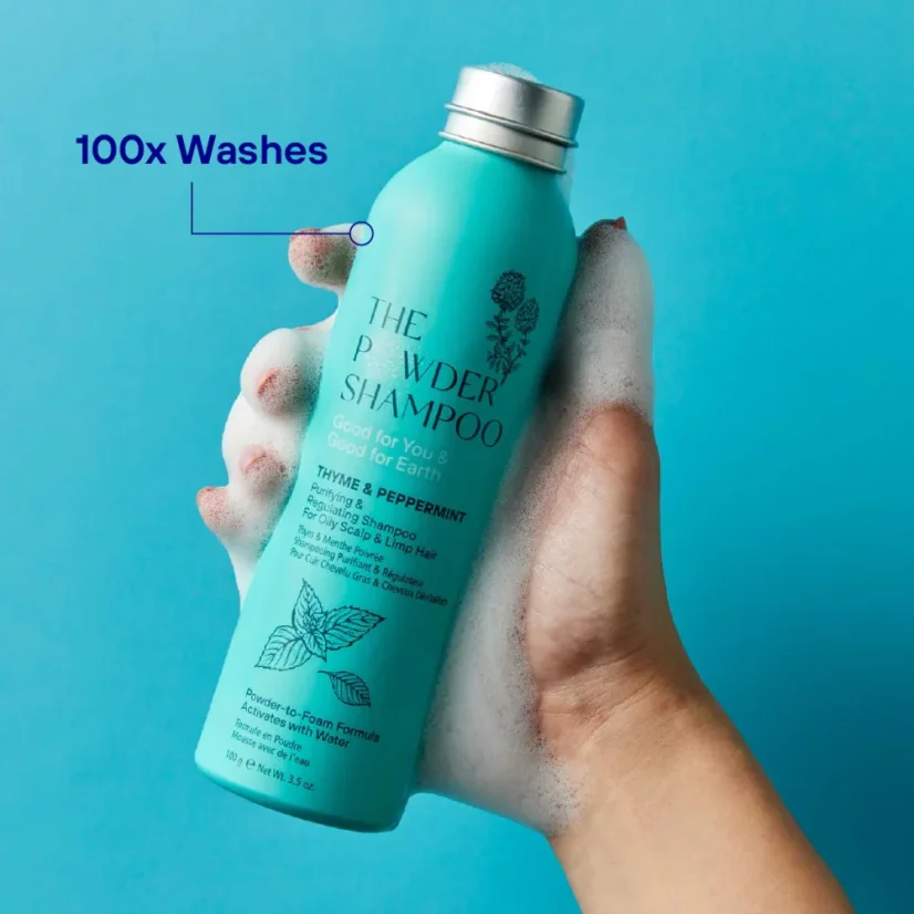 The POWDER SHAMPOO Purifying Shampoo For Oily Scalp & Limp Hair