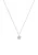 NO MORE Raw Necklace Silver