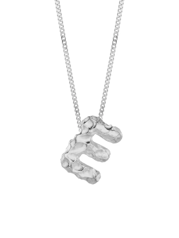 NO MORE Letter Necklace