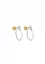 NO MORE Chord Earrings Mix Pair with Silver/Gold Bubble